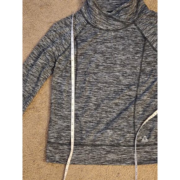 Women's Gerry Heather Gray Cowl Neck Active Pullover Top Size Large L - Picture 7 of 9